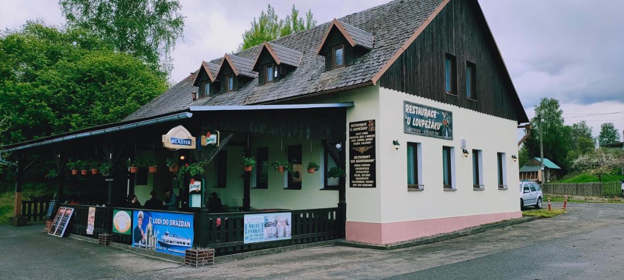 Pension U Loupezaku Hotel Jetřichovice Eksteriør billede